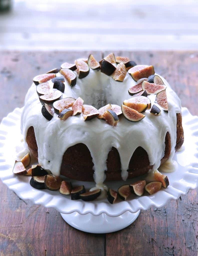 Honey Cake with Goat Cheese Frosting & Figs Kickass Baker