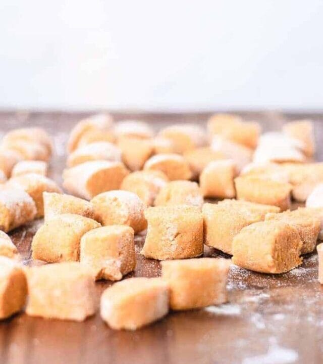 Sweet Potato Gnocchi | kickassbaker.com #sweetpotato #gnocchi #paleo #paleorecipe #glutenfree #dairyfree #nutfree