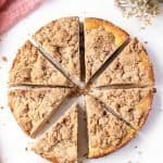 Double Crumb Crumb Cake | kickassbaker.com #crumbcake #easyrecipe #easyrecipes #coffeecake #breakfast #dessert #nutfree #peanutfree #nonuts #cinnamon #newyork #brunch#topping #bestrecipe