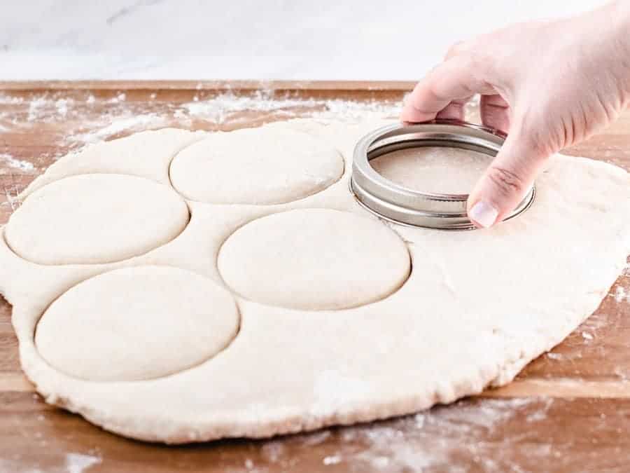 Homemade Sourdough English Muffins | kickassbaker.com #homemade #englishmuffin #englishmuffins #sourdough #howto #easyrecipe #kingarthurflour #breakfast #nutfree #peanutfree #morning