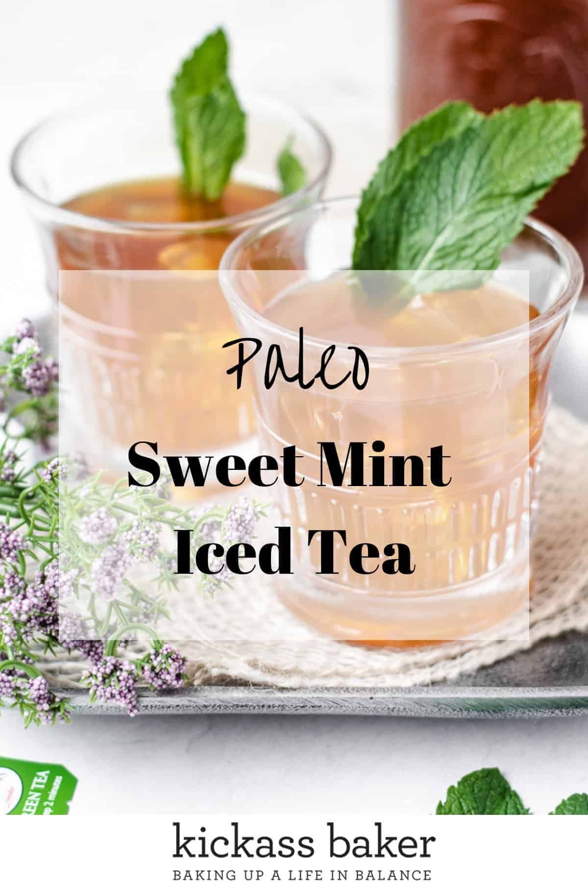 How to Make Mint Tea (with tea bags, iced) Kickass Baker