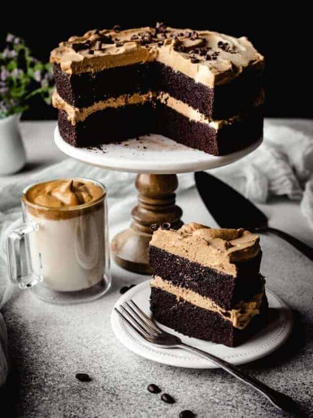 DALGONA COFFEE CHOCOLATE CAKE Kickass Baker
