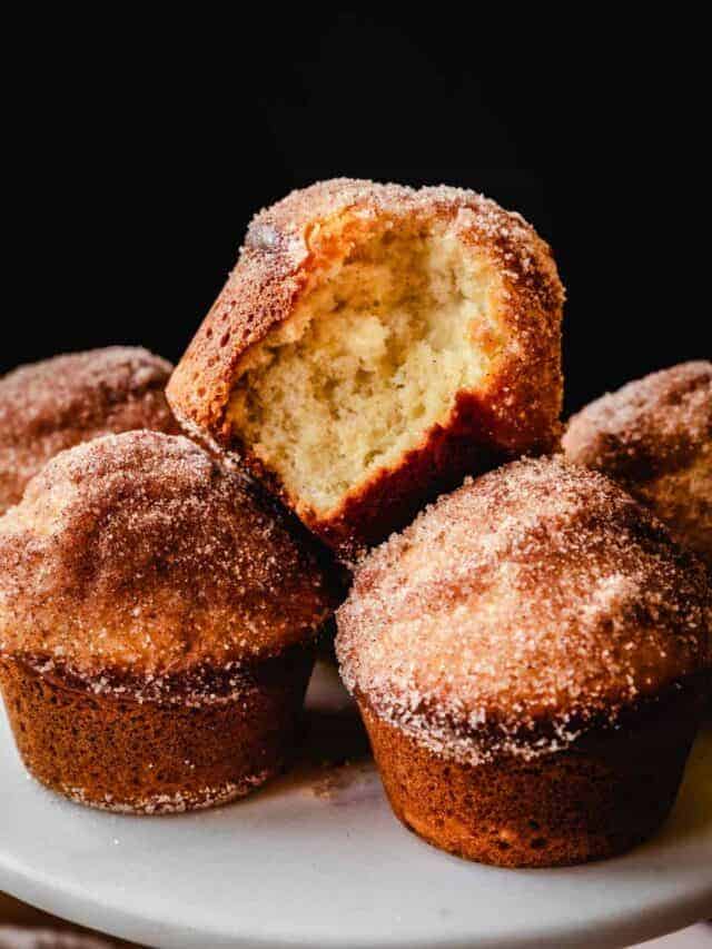 Donut Muffins with Cinnamon & Sugar Recipe Kickass Baker
