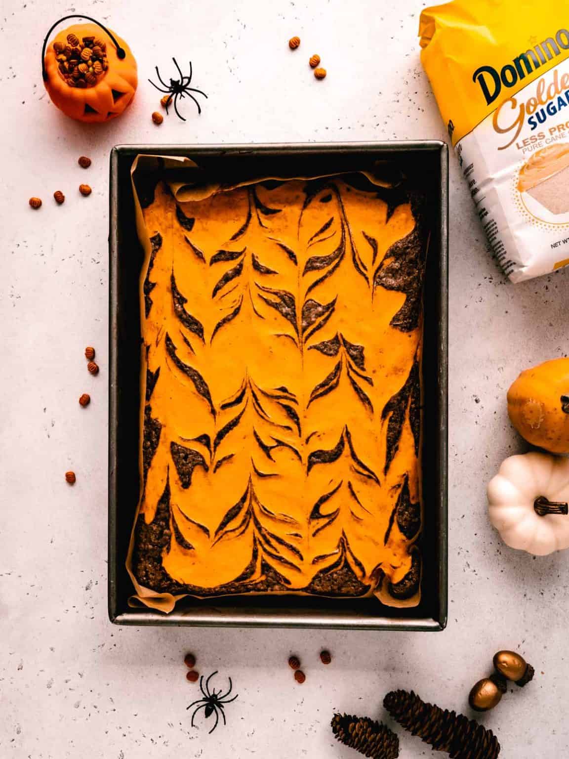 The Best Halloween Cream Cheese Brownies Kickass Baker