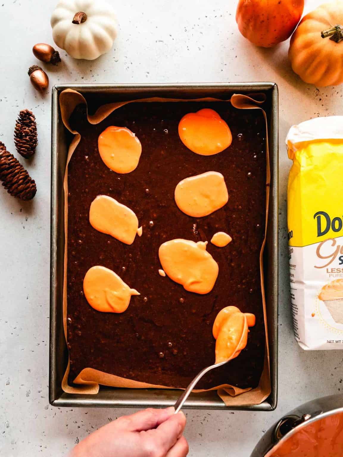 The Best Halloween Cream Cheese Brownies Kickass Baker