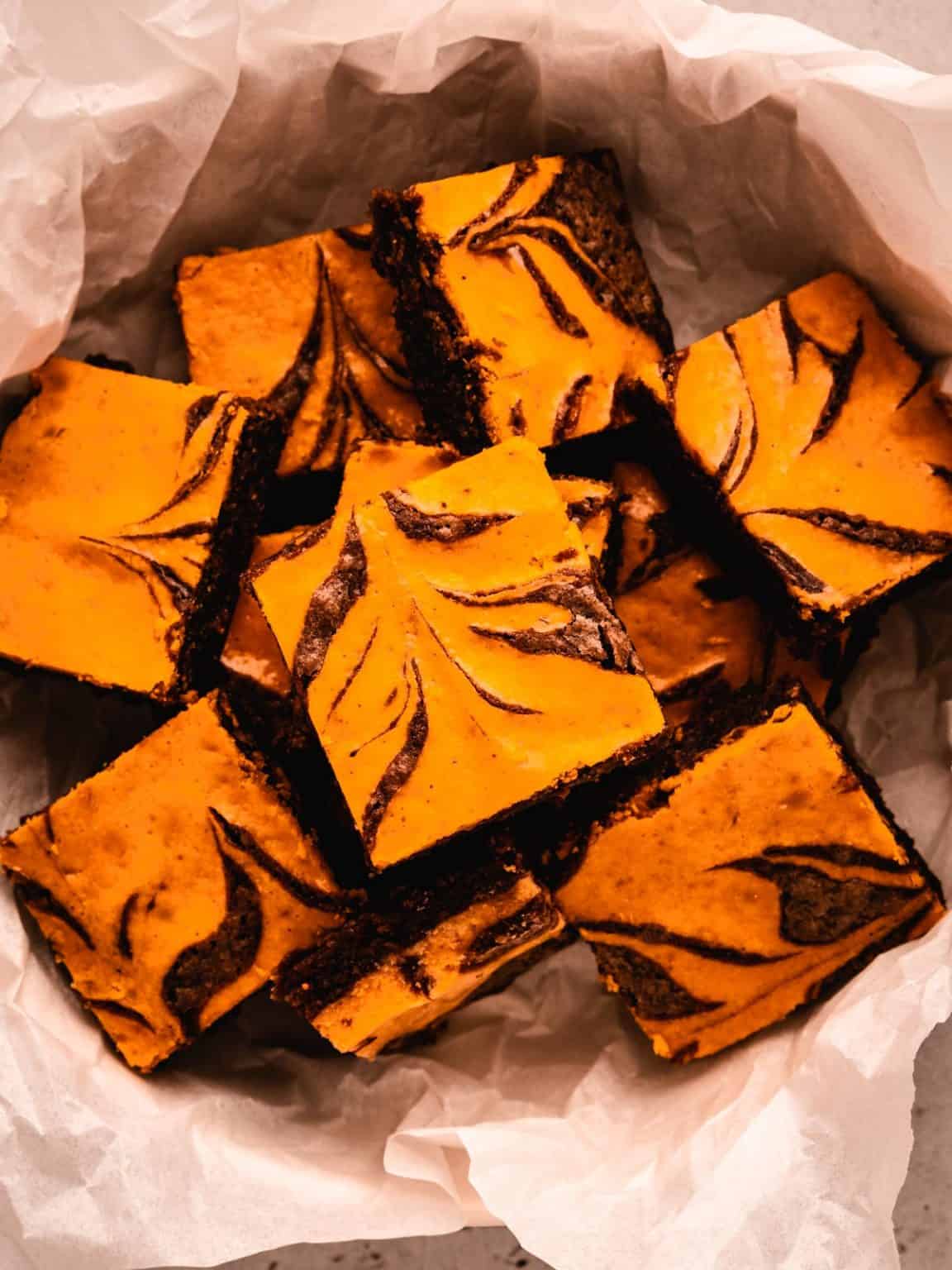 The Best Halloween Cream Cheese Brownies Kickass Baker