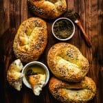 homemade Jerusalem everything bagels