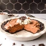 Bring this quick and easy No Bake Nutella Pie to your summer cookouts for a dessert everyone will enjoy without spending all day in the kitchen.