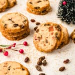 Make a batch of these delicious panettone inspired cookies any time during the holidays.