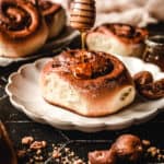 Top these delicious cinnamon rolls with extra honey for even more goodness.