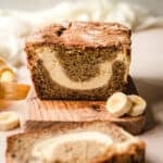 You might want to make two loaves of this banana bread with a cream cheese filling!