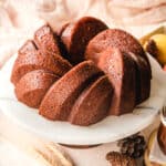 This apple cinnamon bundt cake will be a fall favorite for years to come!