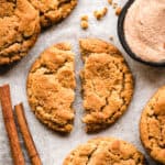 These easy snickerdoodles are the perfect soft, chewy cookie.
