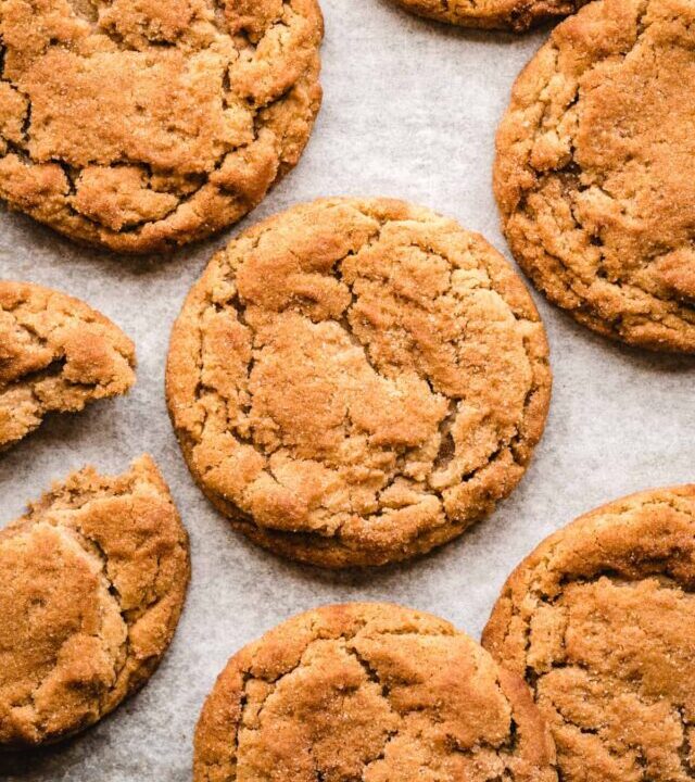 These easy snickerdoodle cookies are both soft and chewy.
