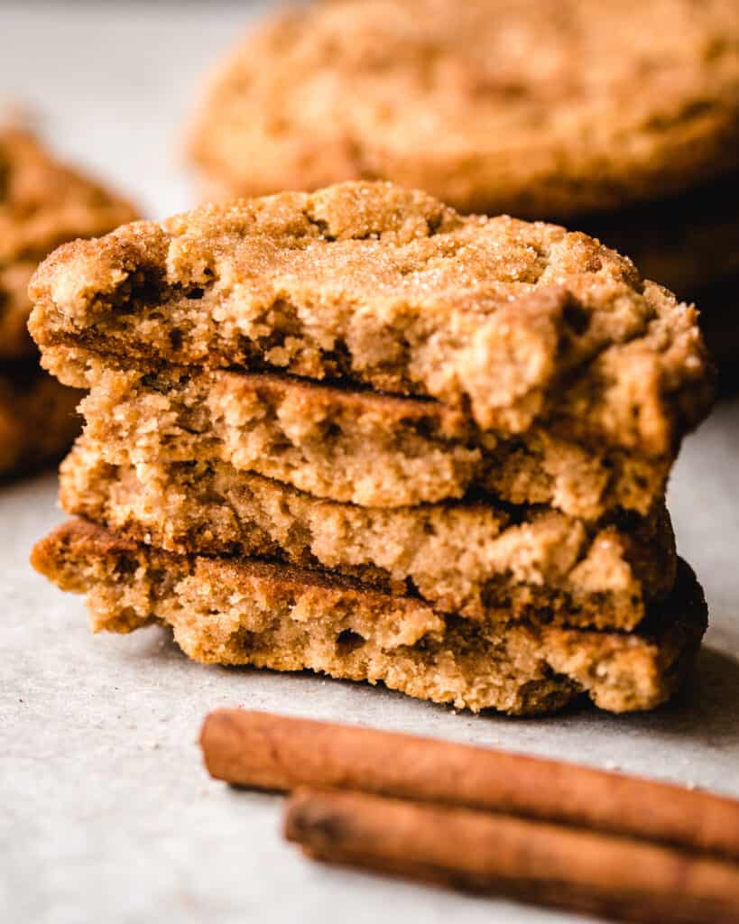 Soft and Chewy Snickerdoodle Cookies (without eggs) Kickass Baker