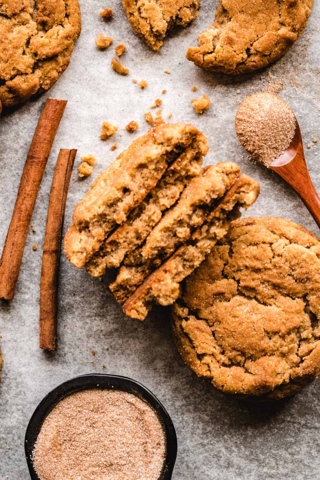 Soft and Chewy Snickerdoodle Cookies (without eggs) Kickass Baker