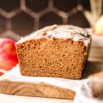 This easy apple cider loaf cake is full of fall flavors that you can enjoy all year long.