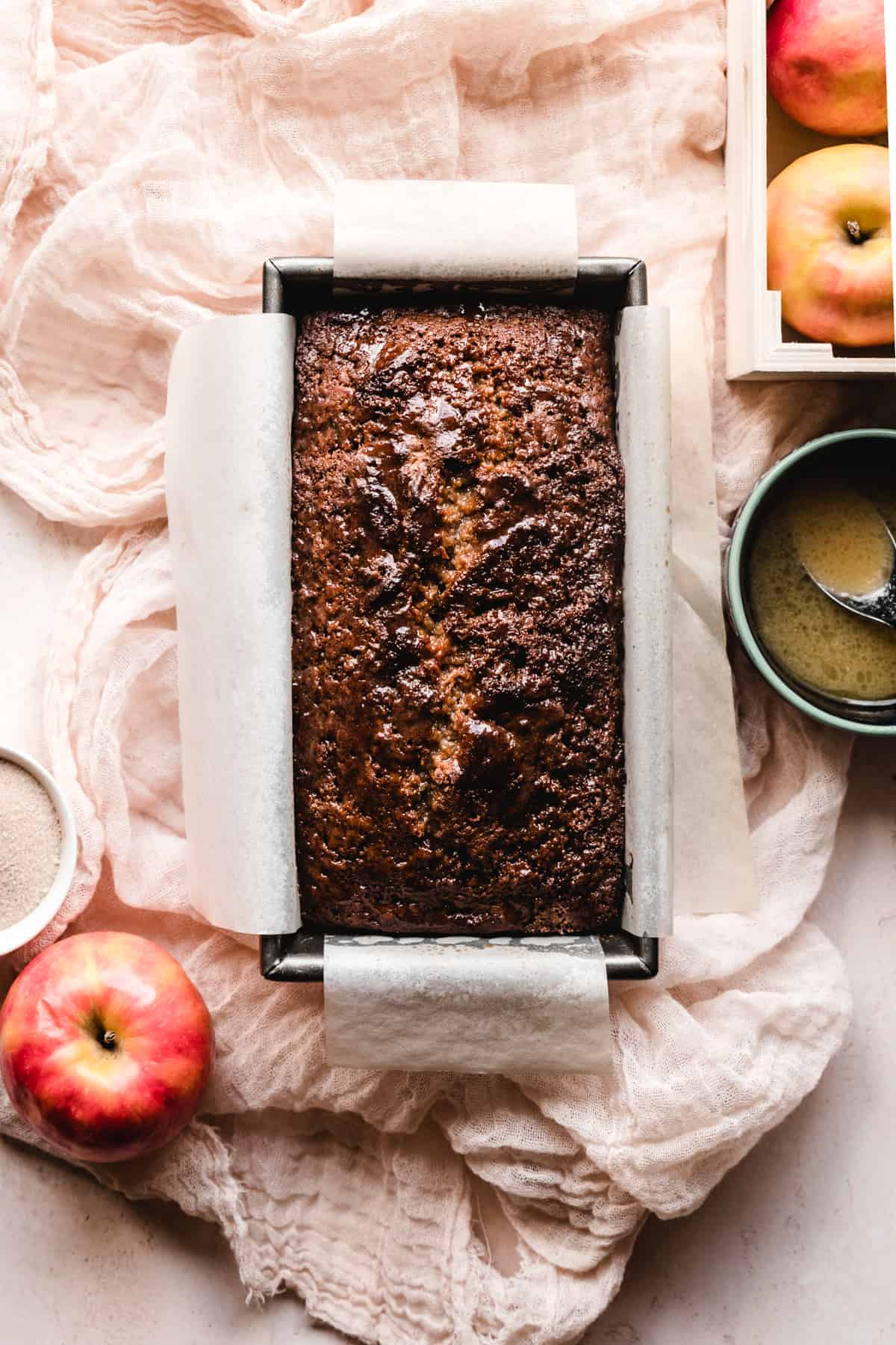 Apple Cider Donut Loaf Cake Kickass Baker