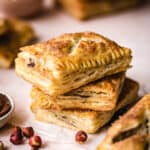 Chocolate and hazelnut are the perfect mixture for this hand pie filling.