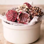 These easy homemade chocolate truffles are perfect to enjoy yourself or give as a gift.