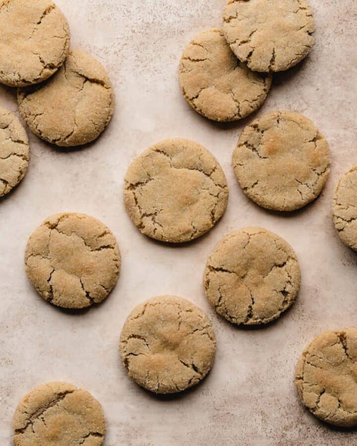 Crispy Gingersnap Cookies (no molasses) Kickass Baker