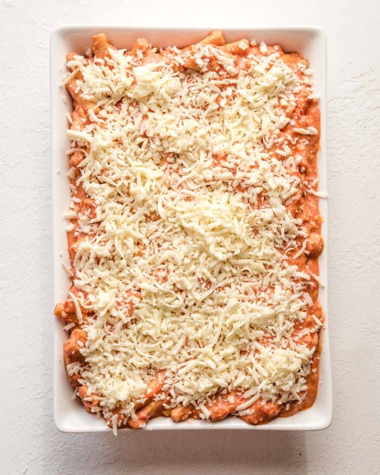 Easy Meatless Baked Ziti Recipe Kickass Baker