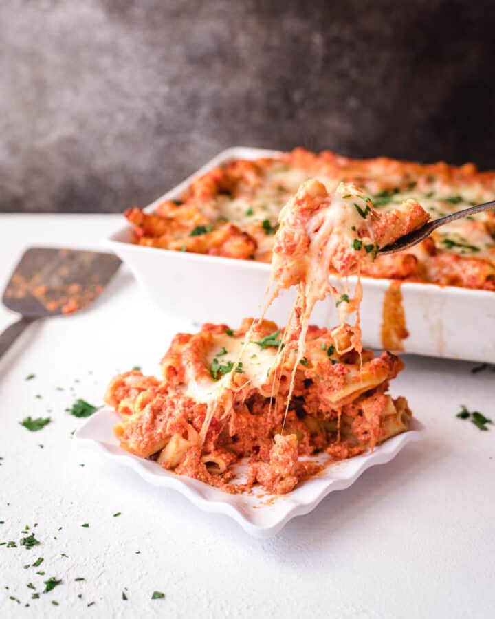 Easy Meatless Baked Ziti Recipe Kickass Baker