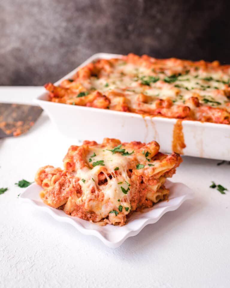 Easy Meatless Baked Ziti Recipe Kickass Baker