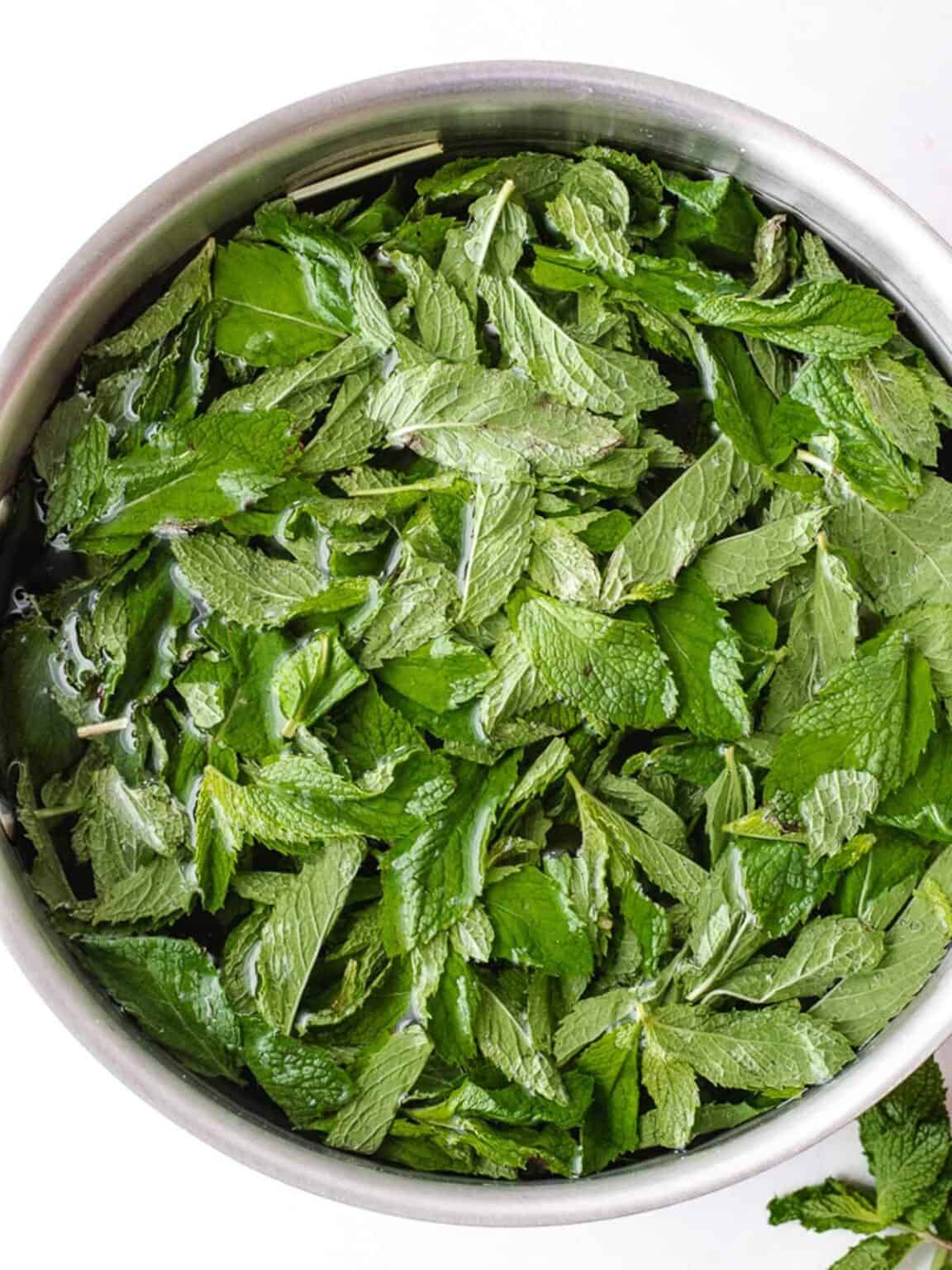 How to Make Mint Tea (with tea bags, iced) Kickass Baker