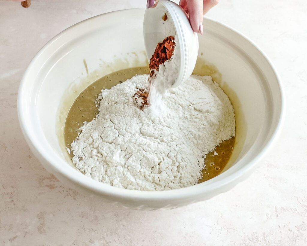 Add Baking Powder One Bowl Banana Muffins with Sour Cream (Yields 6) - Kickass Baker