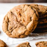 Chocolate Chipless cookies are flavorful with a toastiness and caramel flavor.