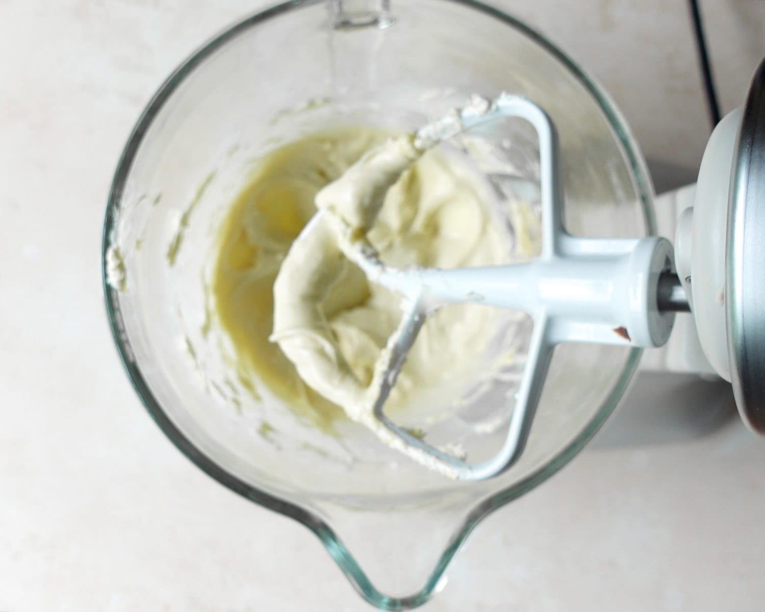 Blend the cream cheese mixture well until well incorporated.