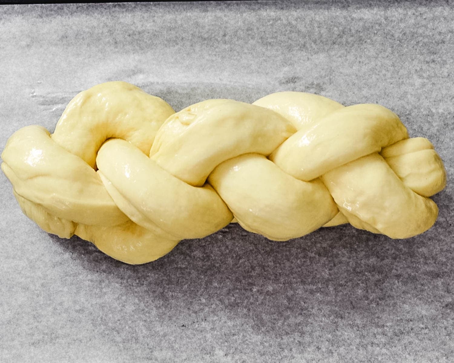 Brush with egg wash.